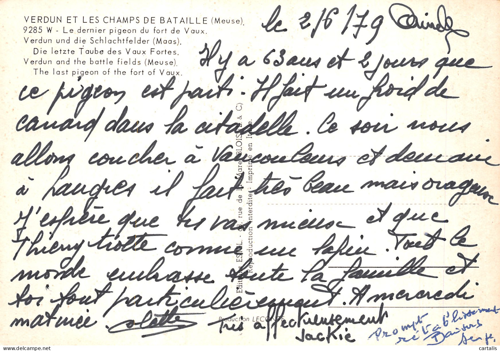 55-VERDUN ET LES CHAMPS DE BATAILLE-N°4213-D/0305 - Verdun