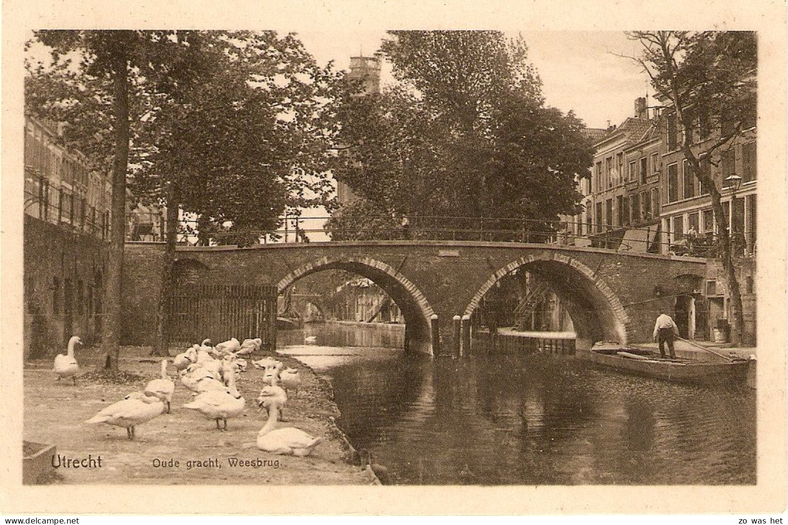 Utrecht, Oude Gracht, Weesbrug - Utrecht