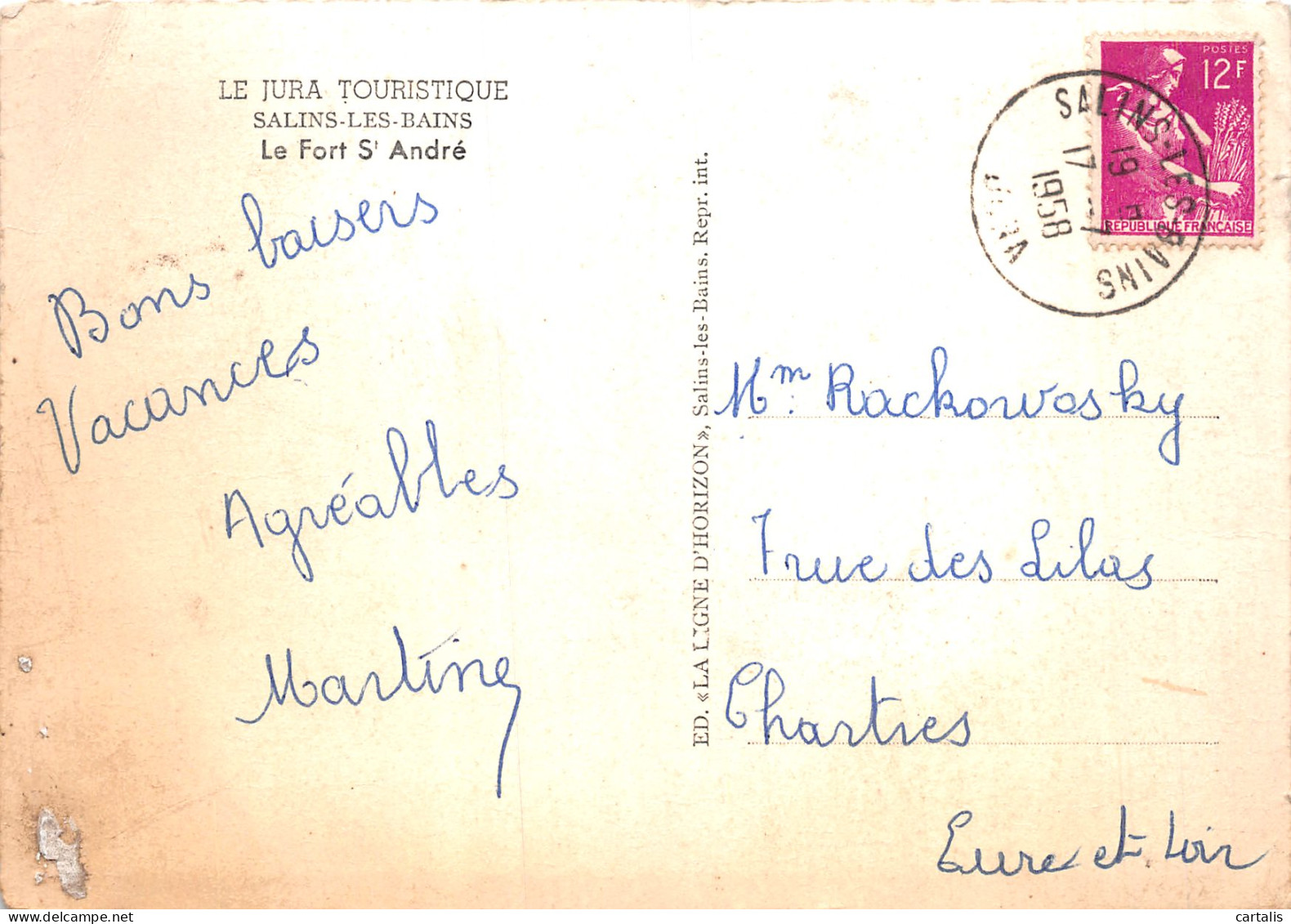39-SALINS LES BAINS-N°4214-C/0197 - Other & Unclassified