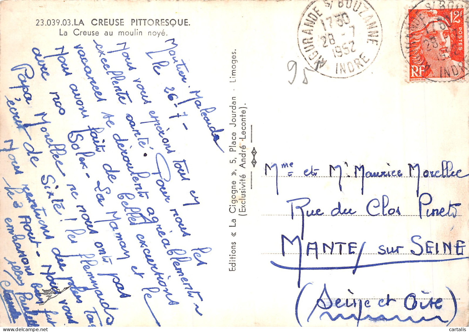 23-LA CREUSE MOULIN NOYE-N°4214-B/0301 - Altri & Non Classificati