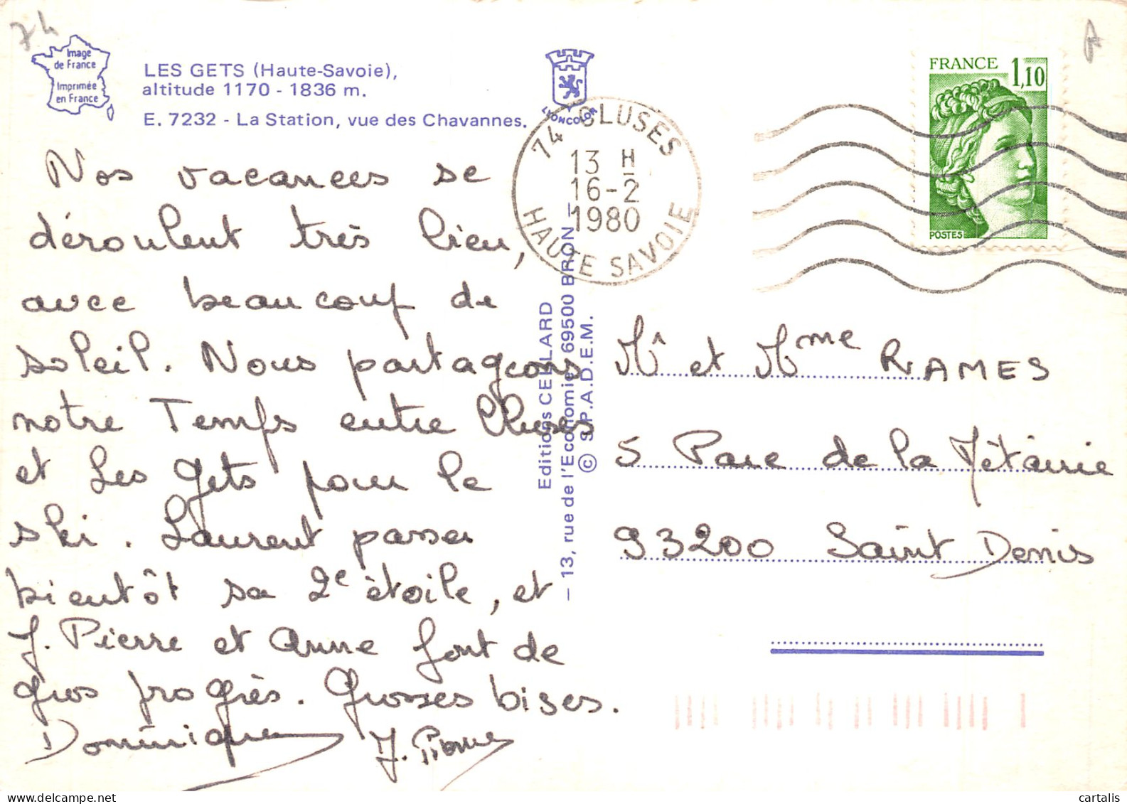 74-LES GETS-N°4214-B/0281 - Les Gets