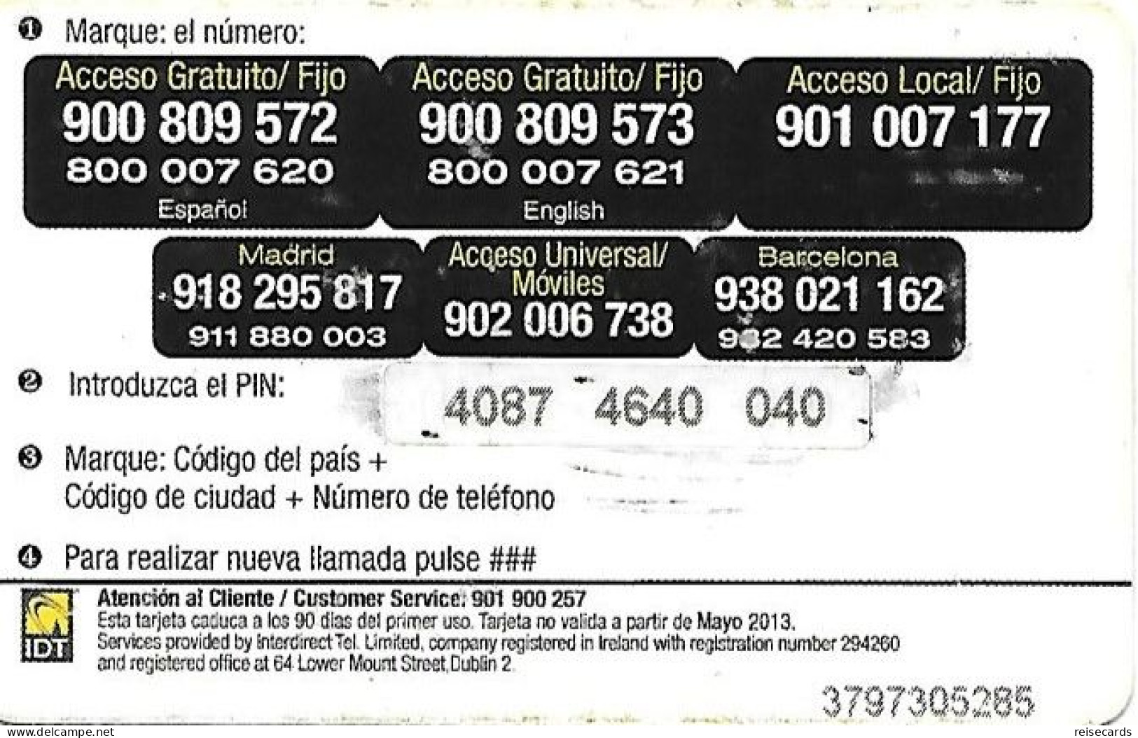 Spain: Prepaid IDT - Salsabor - Other & Unclassified
