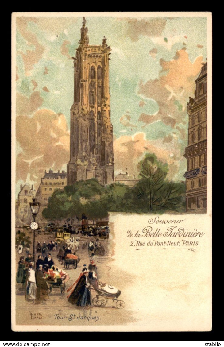 ILLUSTRATEURS - PARIS - LUIGI LOIR - TOUR ST-JACQUES - Loir