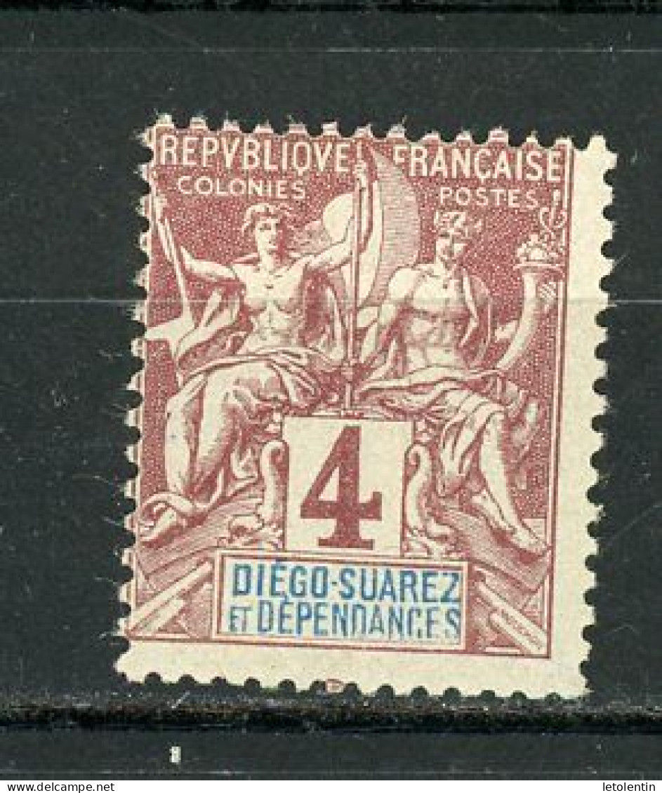 DIÉGO-SUAREZ (RF) - ALLÉGORIE - N° Yvert 40*   ! - Used Stamps