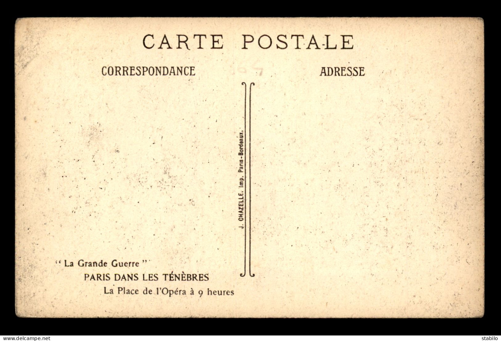 ILLUSTRATEURS - PARIS - DANS LES TENEBRES - LA PLACE DE L'OPERA A 9 HEURES - CIEL ETOILE, CLAIR DE LUNE - 1900-1949