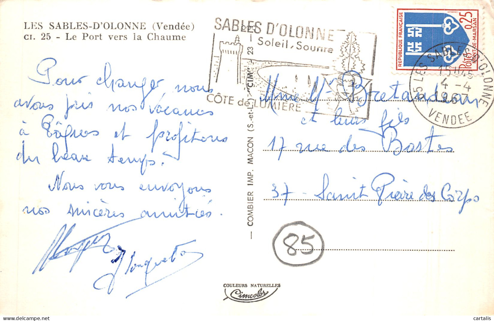 85-LES SABLES D OLONNE-N°4214-E/0363 - Sables D'Olonne
