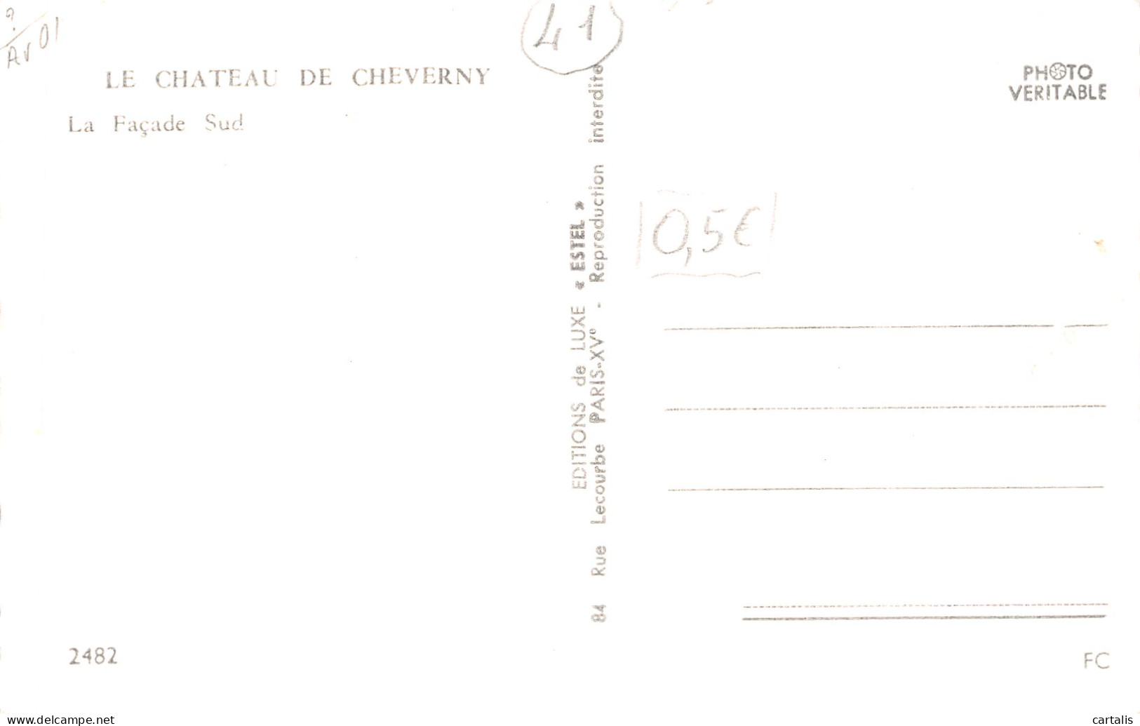 41-CHEVERNY LE CHATEAU-N°4214-E/0243 - Cheverny