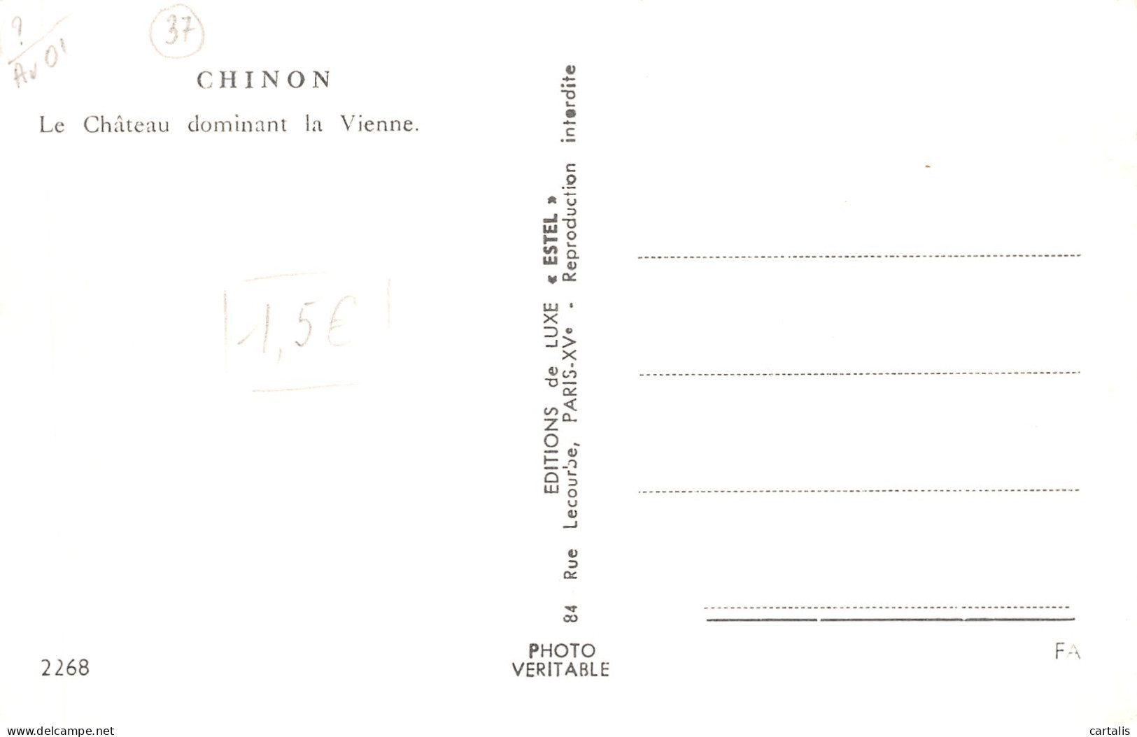 37-CHINON-N°4214-E/0215 - Chinon