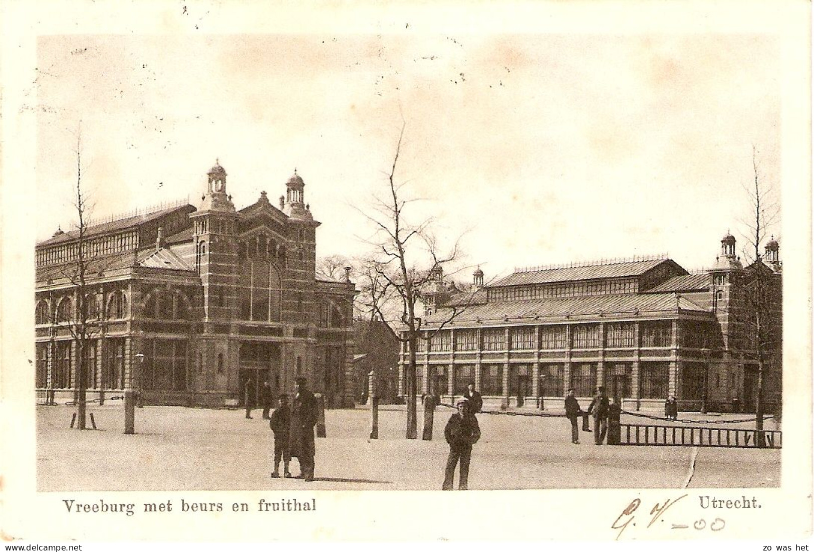 Utrecht, Vreeburg Met Beurs En Fruithal - Utrecht