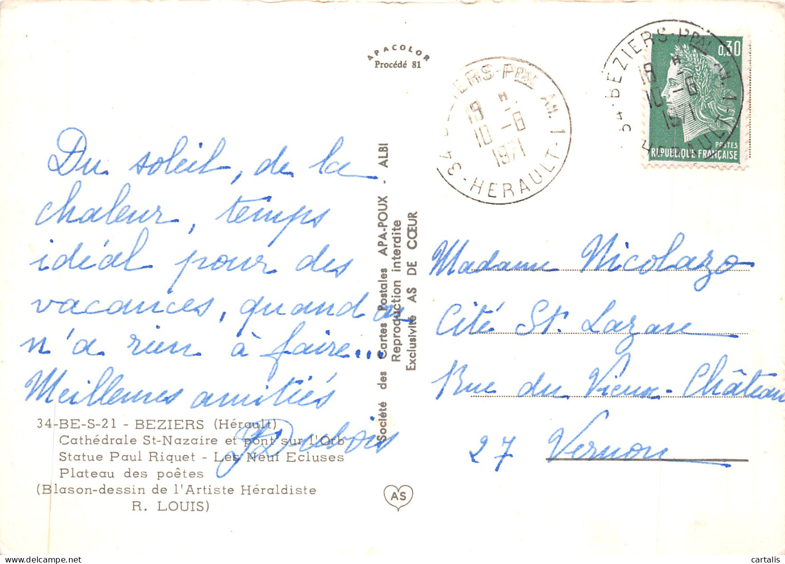 34-BEZIERS-N°4215-C/0347 - Beziers