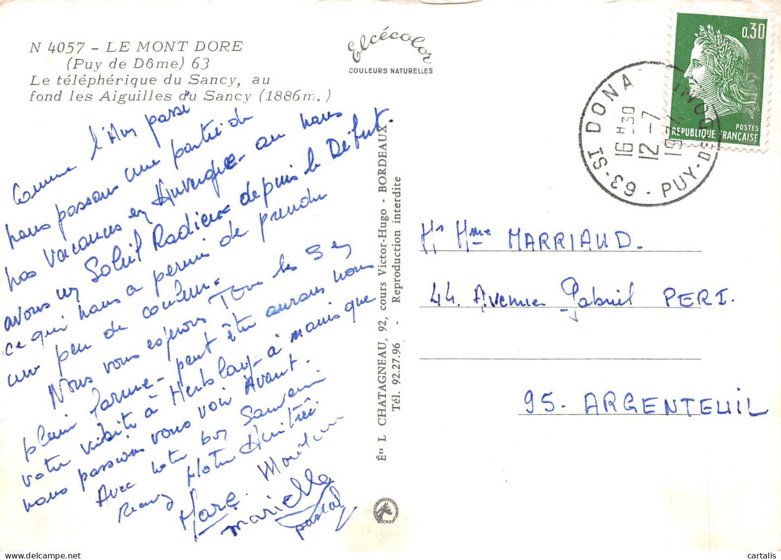 63-LE MONT DORE-N°4215-C/0267 - Le Mont Dore