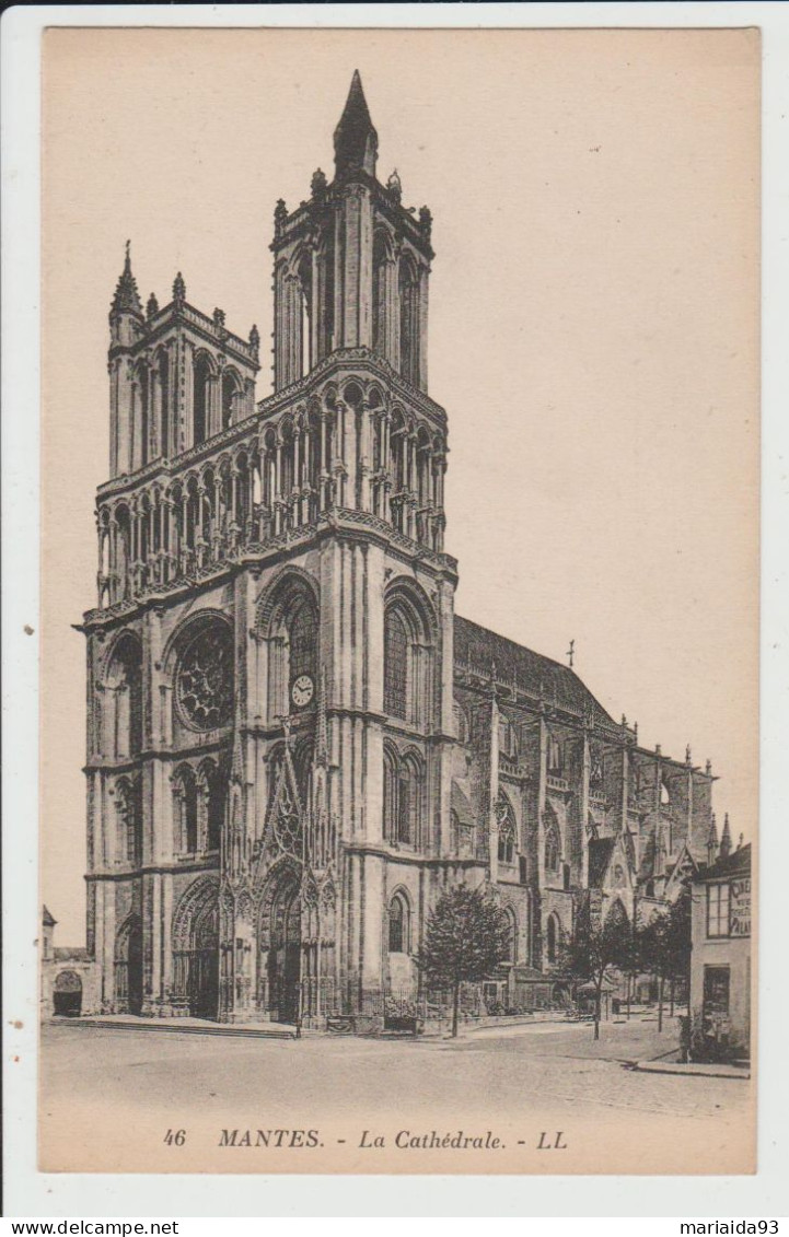 MANTES - YVELINES - LA CATHEDRALE - Mantes La Ville