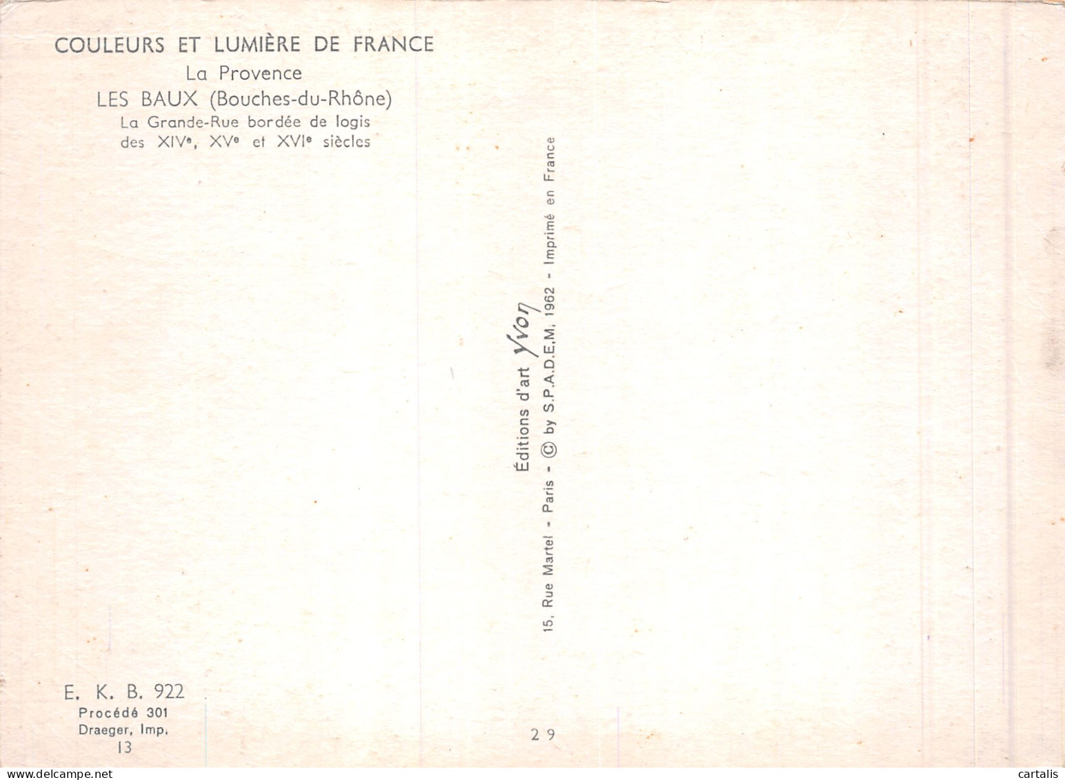 13-LES BAUX-N°4215-A/0363 - Les-Baux-de-Provence