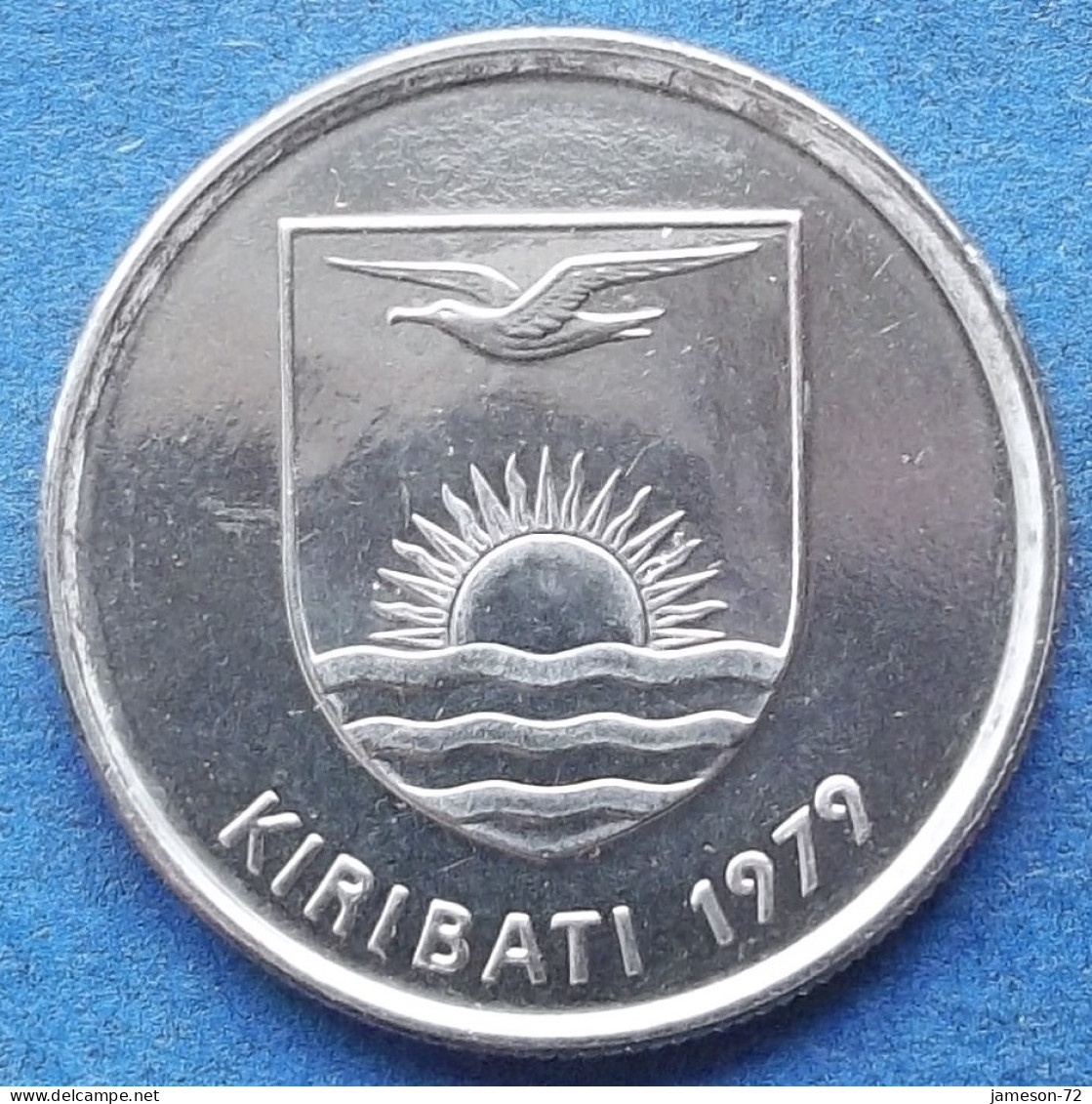 KIRIBATI - 5 Cents 1979 "Stump-tailed Gecko" KM# 3 Independent Republic (1979) - Edelweiss Coins - Kiribati