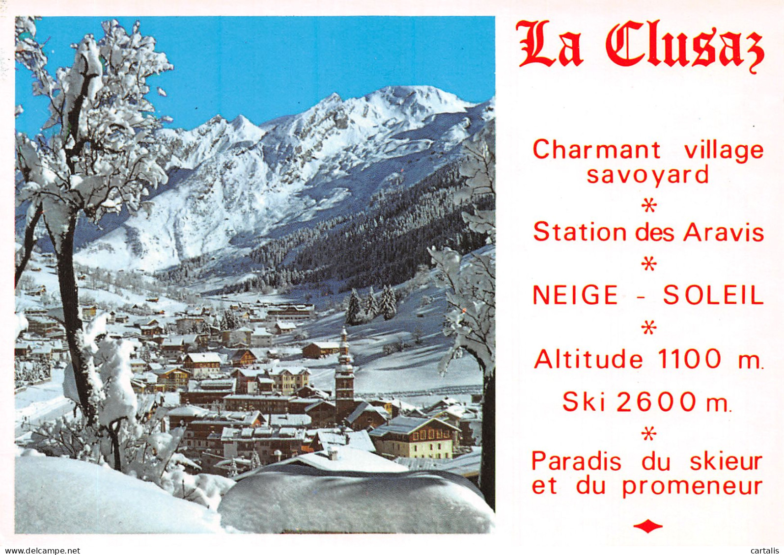 74-LA CLUSAZ-N°4215-A/0263 - La Clusaz