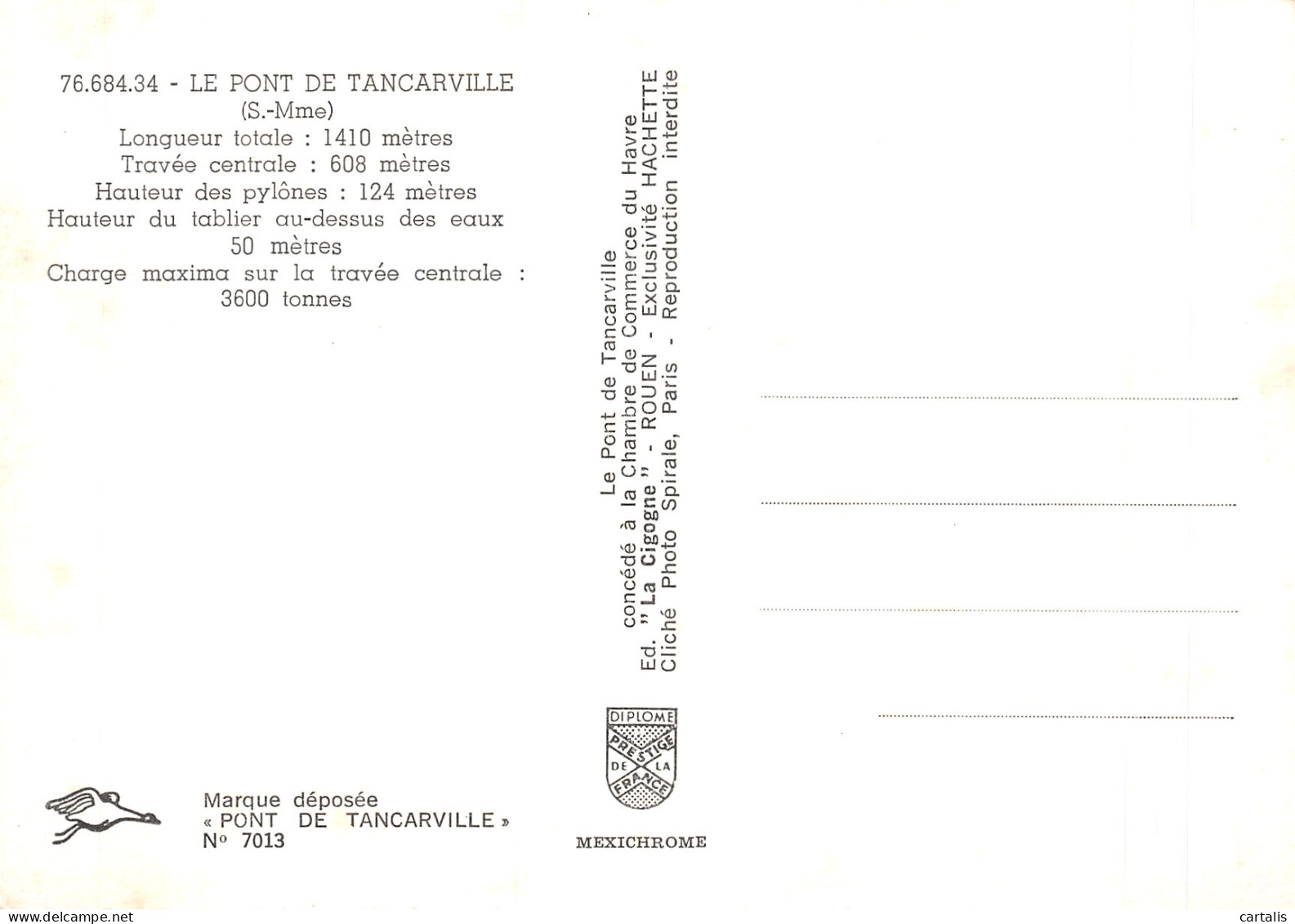76-TANCARVILLE LE PONT-N°4216-A/0209 - Tancarville
