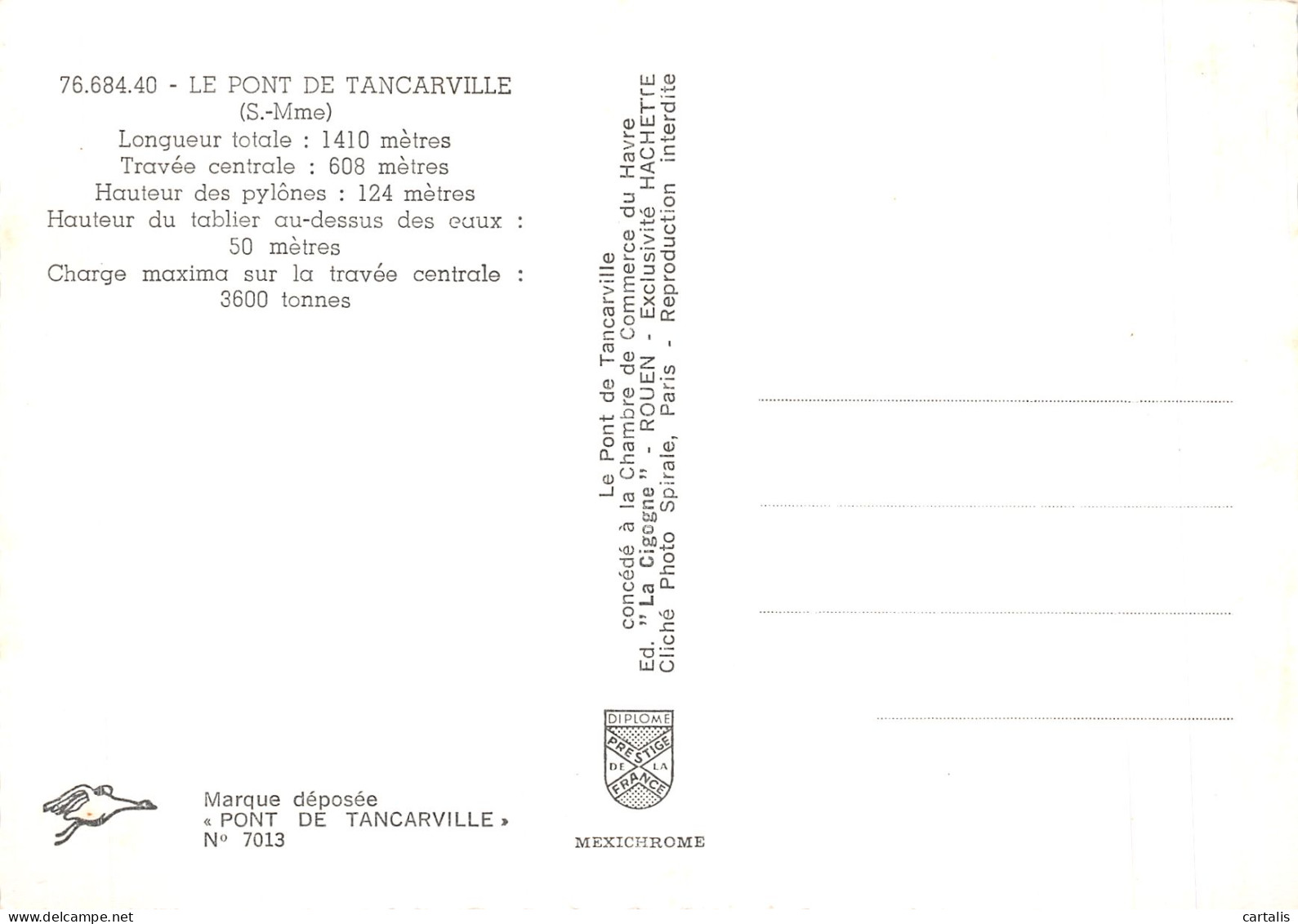 76-TANCARVILLE LE PONT-N°4216-A/0207 - Tancarville