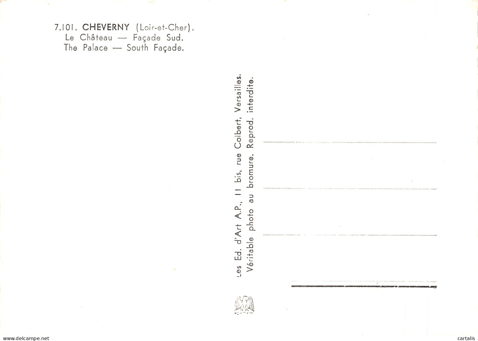 41-CHEVERNY-N°4216-A/0049 - Cheverny