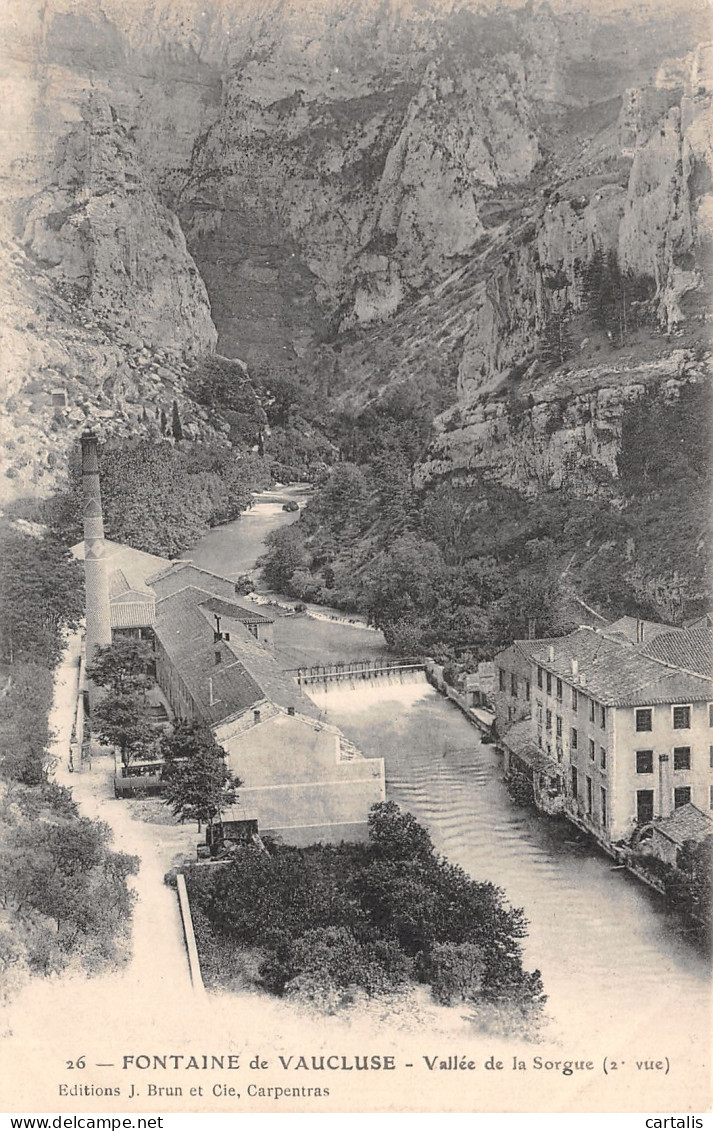 84-FONTAINE DE VAUCLUSE-N°4215-E/0309 - Autres & Non Classés