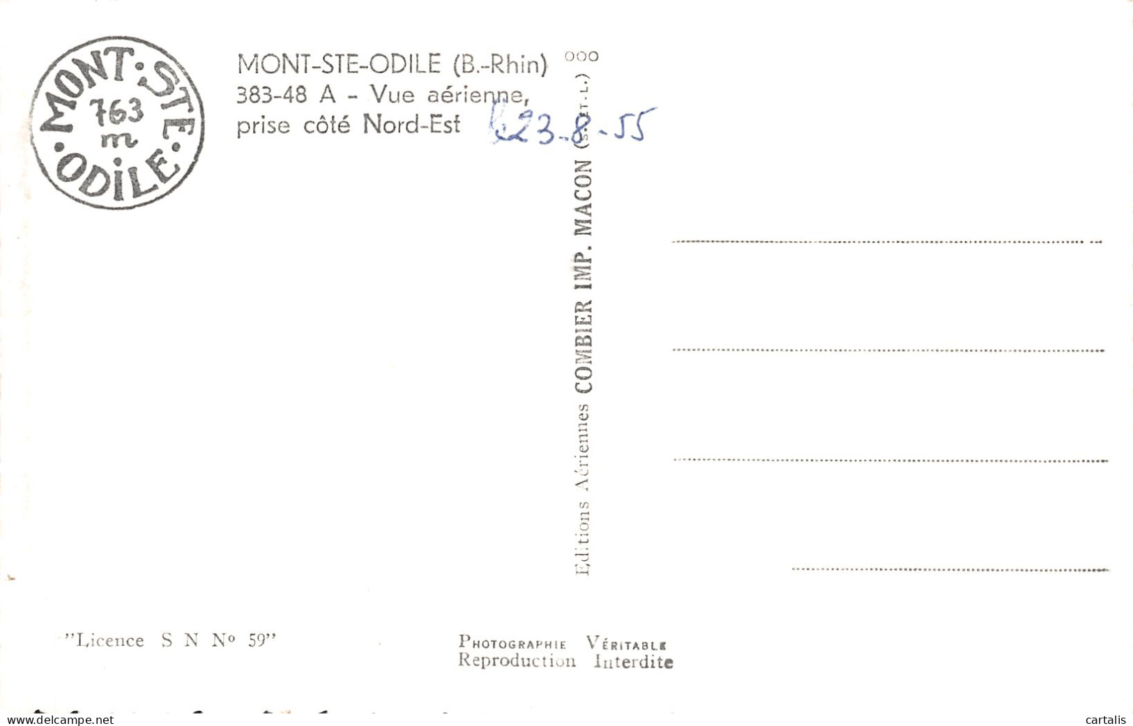67-LE MONT SAINTE ODILE-N°4215-E/0217 - Sonstige & Ohne Zuordnung