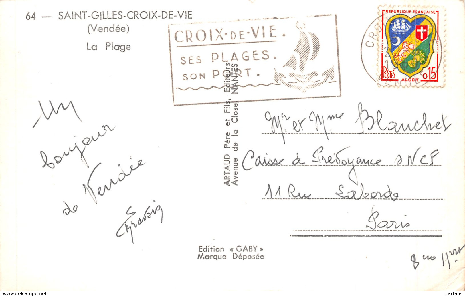 85-SAINT GILLES CROIX DE VIE-N°4215-E/0021 - Saint Gilles Croix De Vie