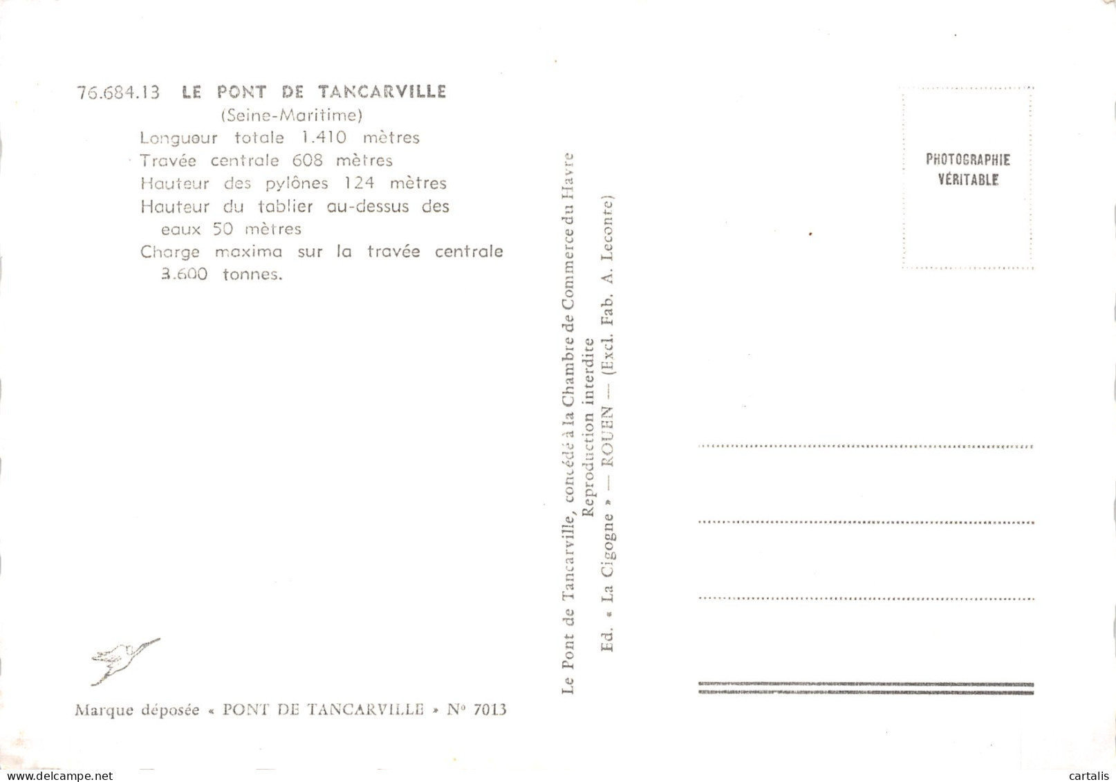 76-TANCARVILLE-N°4215-D/0215 - Tancarville