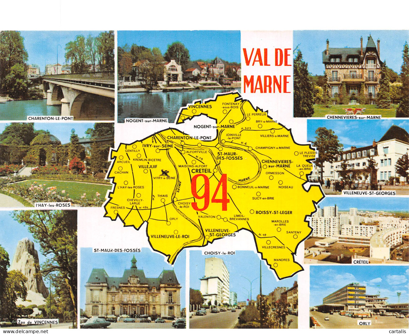 94-VAL DE MARNE MULTIVUES-N°4216-D/0043 - Sonstige & Ohne Zuordnung