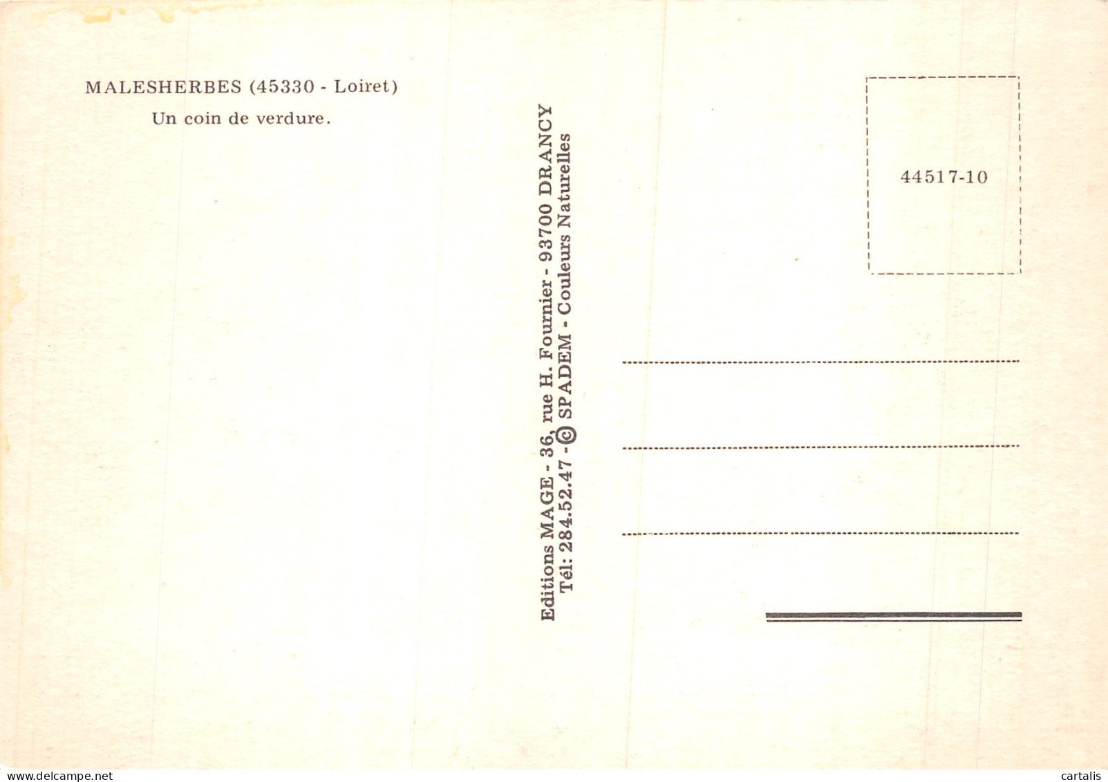 45-MALSHERBES-N°4216-C/0229 - Sonstige & Ohne Zuordnung