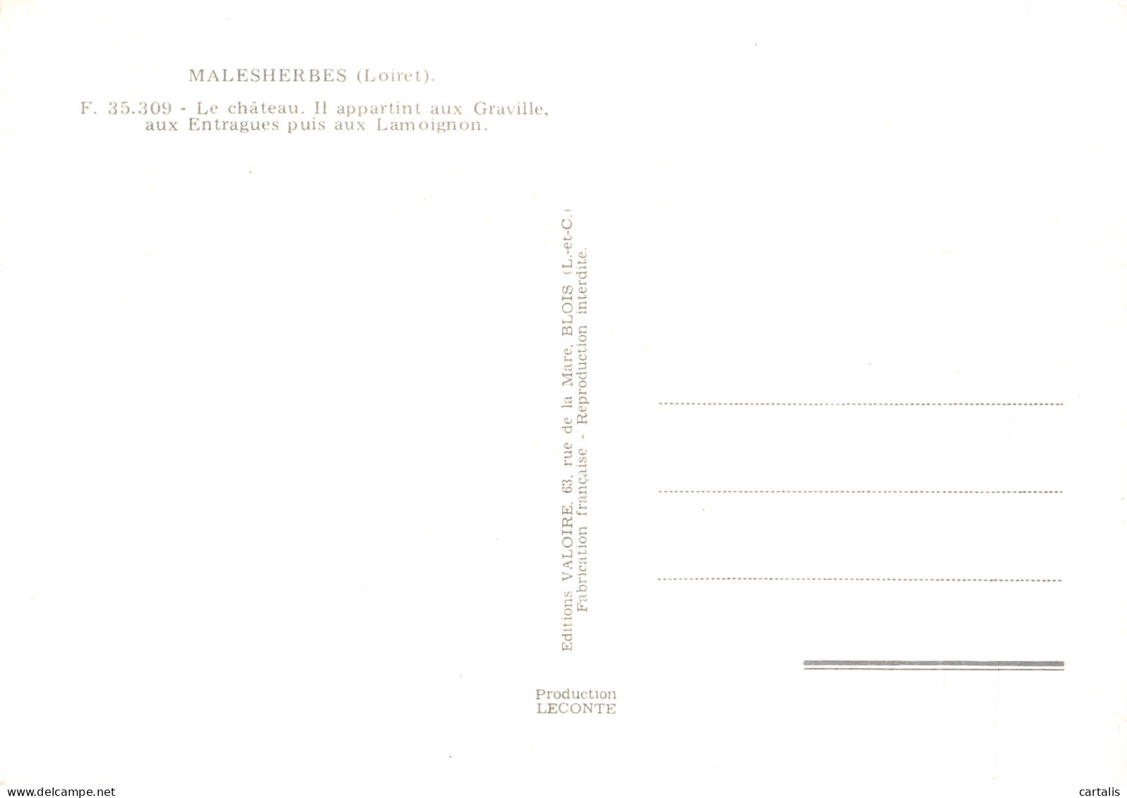 45-MALSHERBES-N°4216-C/0225 - Sonstige & Ohne Zuordnung
