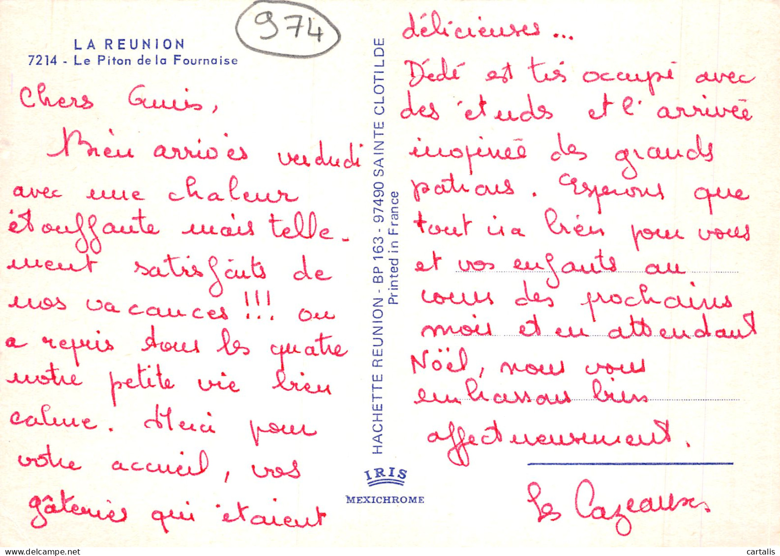 974-LA REUNION PITON DE LA FOURNAISE-N°4216-C/0165 - Other & Unclassified