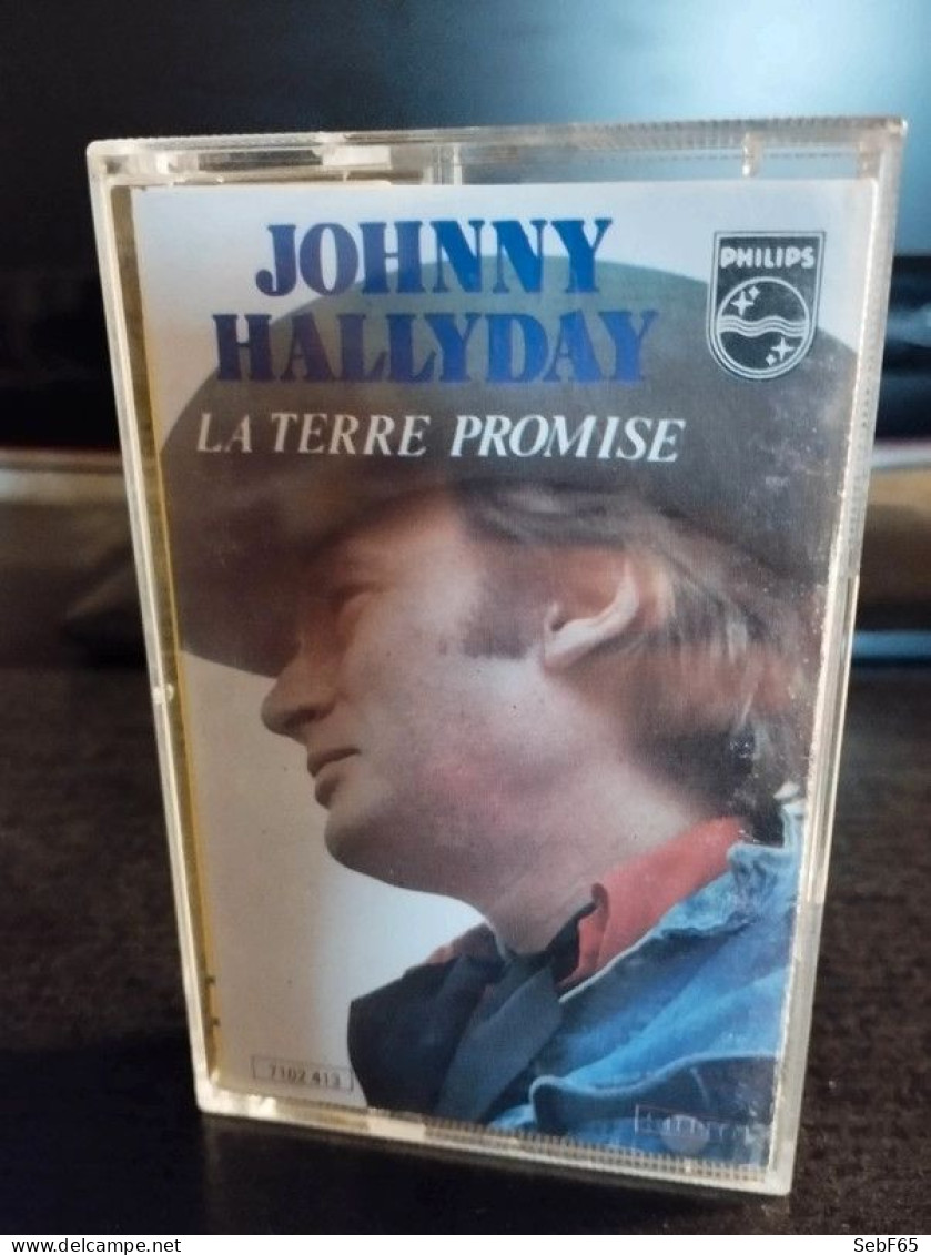 Cassette Audio Johnny Hallyday - La Terre Promise - Audiokassetten