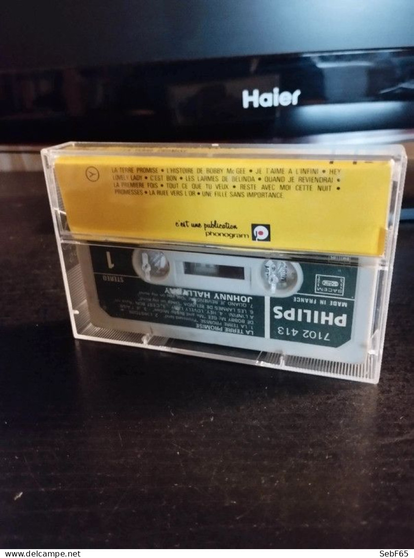 Cassette Audio Johnny Hallyday - La Terre Promise - Audiokassetten