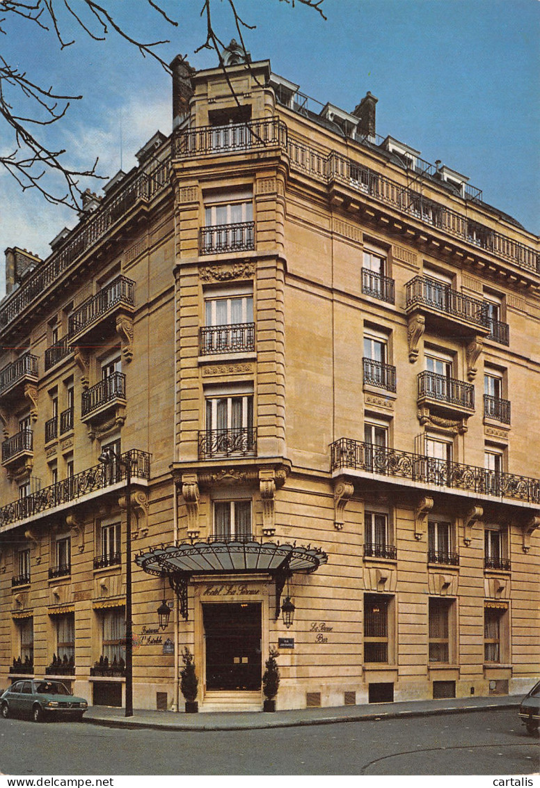 75-PARIS HOTEL LA PEROUSSE-N°4216-C/0009 - Autres & Non Classés