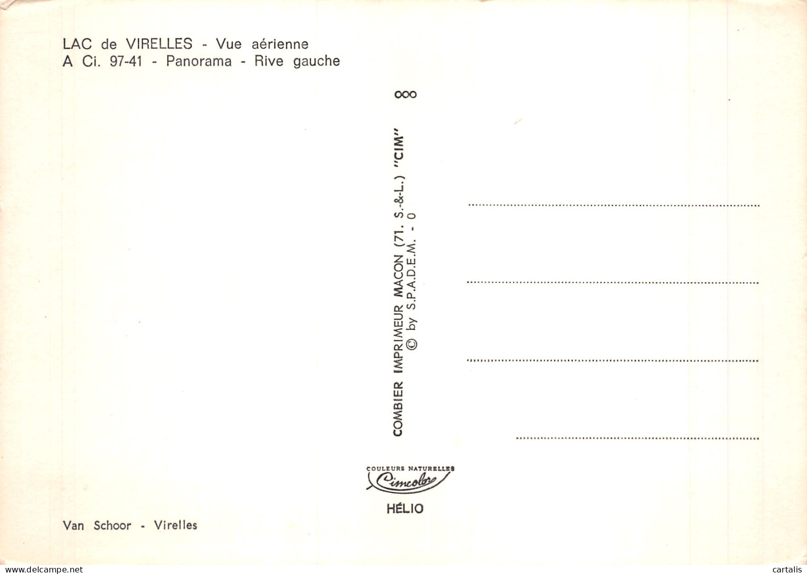 BEL-VIRELLES LAC-N°4216-B/0191 - Other & Unclassified