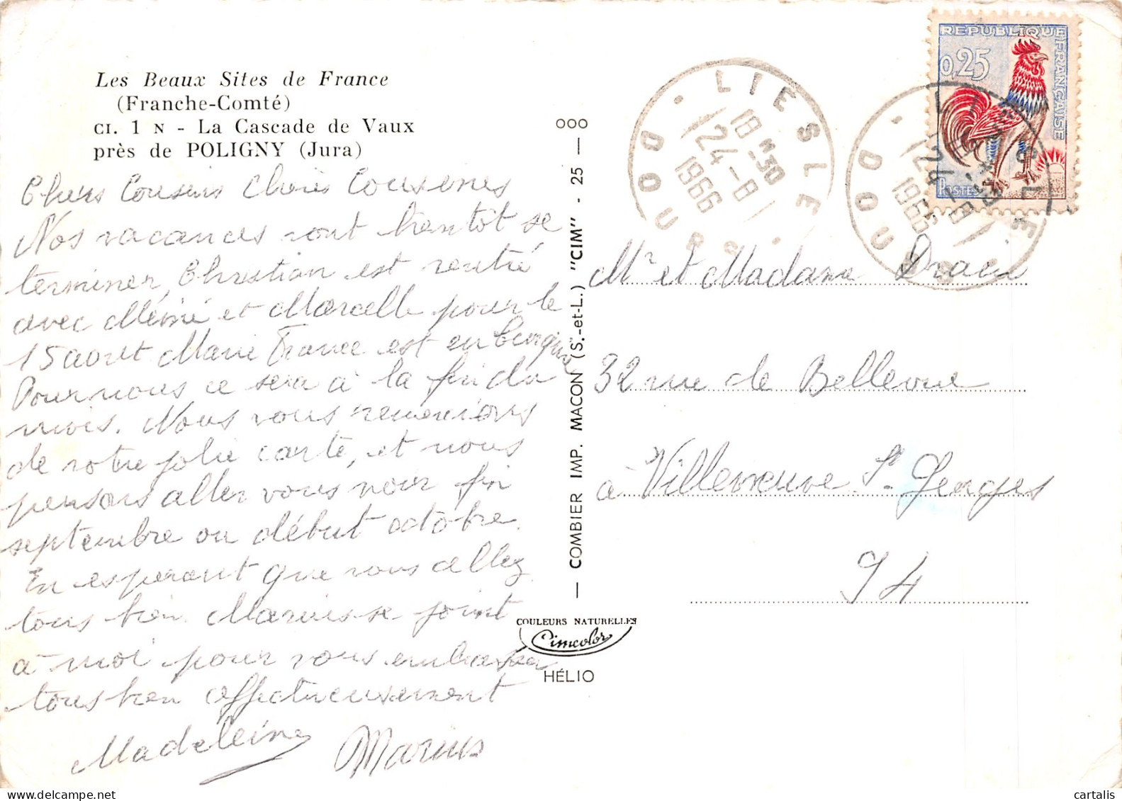 39-CERNAY CASCADE DE VAUX-N°4216-B/0045 - Other & Unclassified