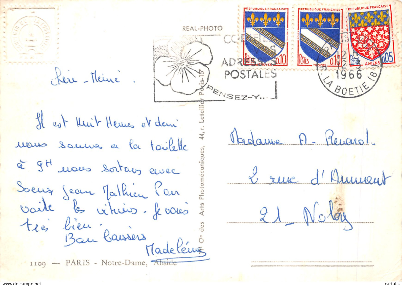 75-PARIS NOTRE DAME-N°4216-A/0315 - Notre-Dame De Paris
