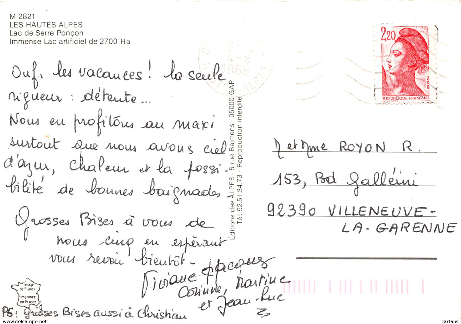 05-SERRE PONCON-N°4217-A/0115 - Other & Unclassified