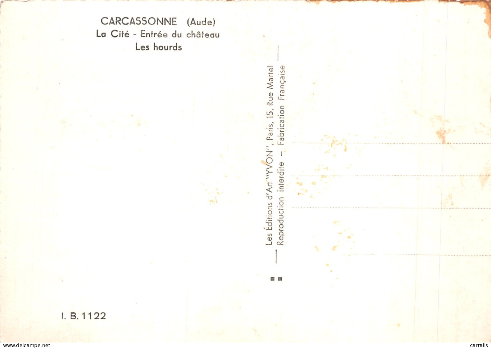 11-CARCASSONNE-N°4217-A/0081 - Carcassonne
