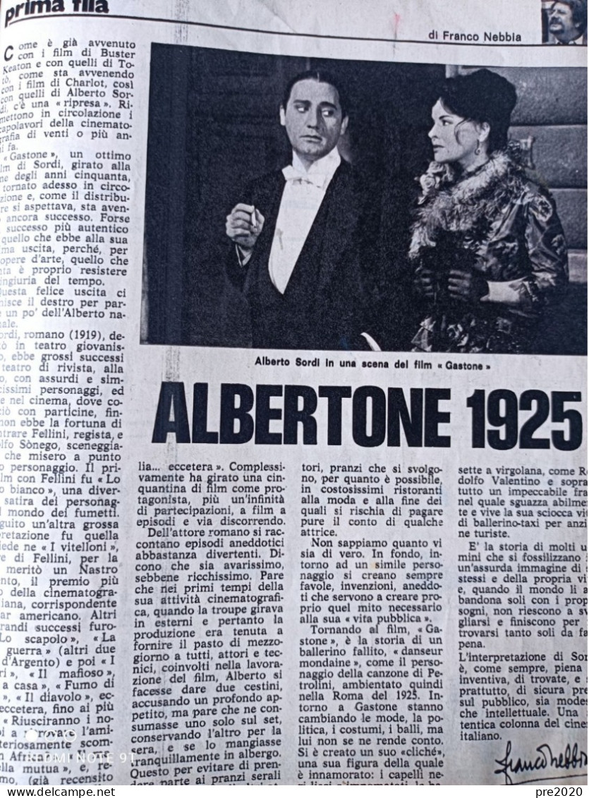 L’INTREPIDO 1972 TONY CUCCHIARA AGRIGENTO ADRIANO CELENTANO ALBERTO SORDI - Sonstige & Ohne Zuordnung