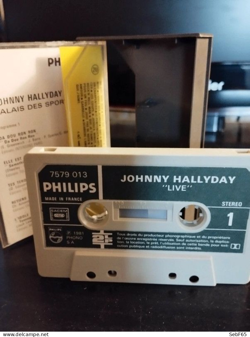 Cassette Audio Johnny Hallyday Story - Audio Tapes