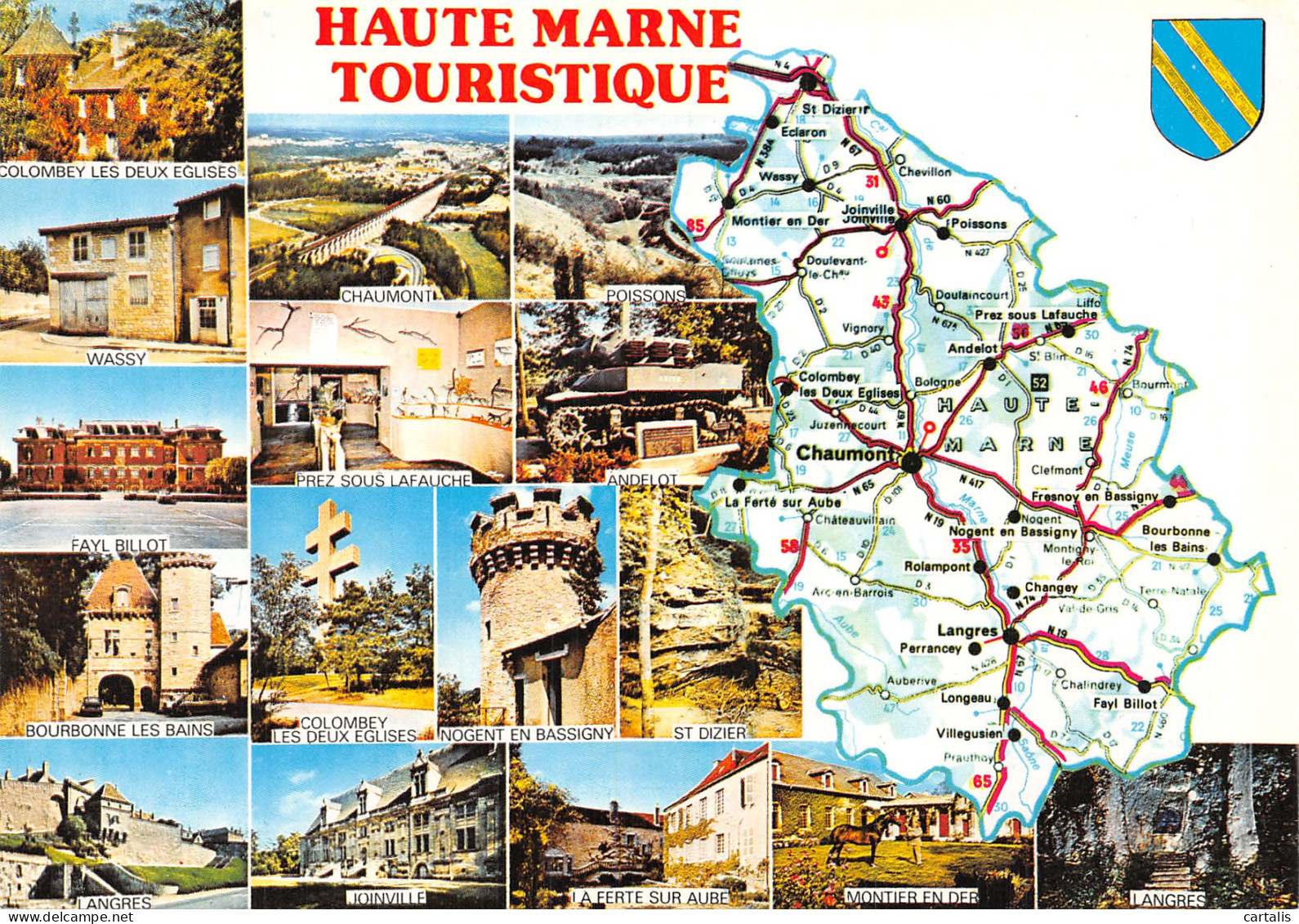 52-HAUTE MARNE MULTIVUES-N°4216-D/0247 - Sonstige & Ohne Zuordnung