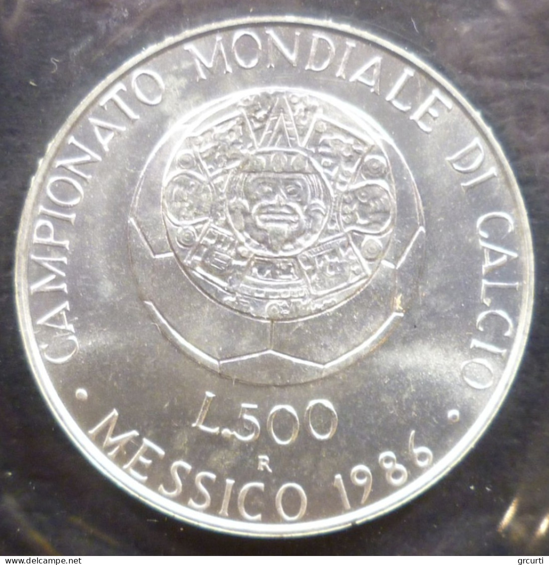 Italia - 500 Lire 1986 - Campionato Mondiale Di Calcio "Messico '86" - Gig# 427 - KM# 119 - 500 Lire