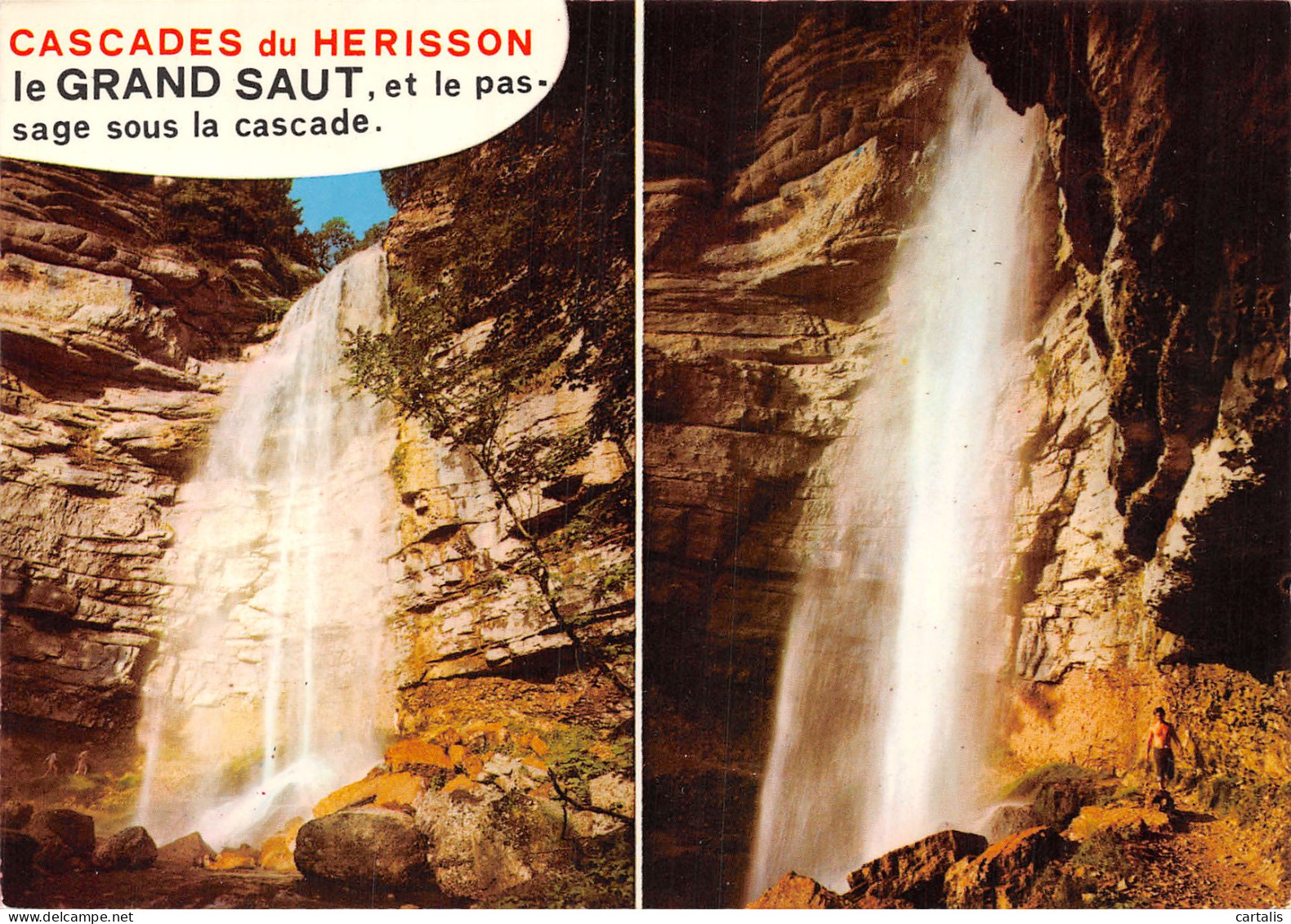 39-LES CASCADES DU HERISSON-N°4217-B/0369 - Autres & Non Classés