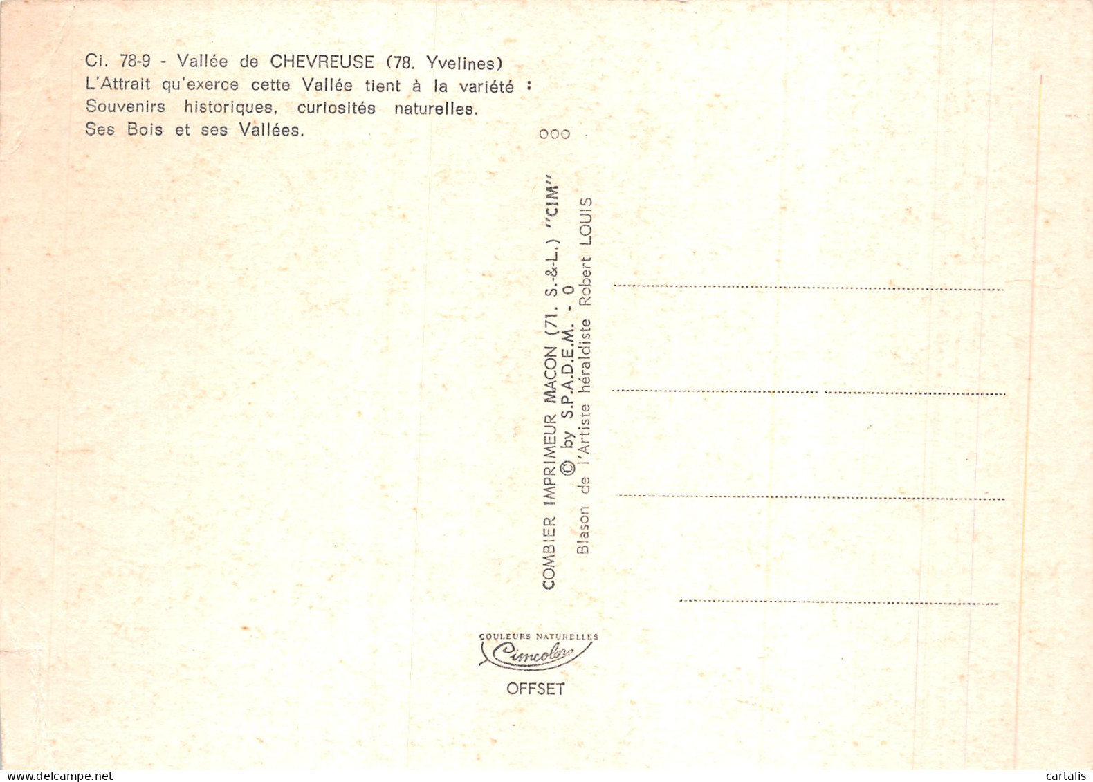 78-VALLEE DE CHEVREUSE-N°4217-B/0081 - Other & Unclassified