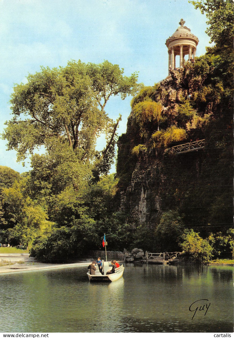 75-PARIS LE PARC DES BUTTES CHAUMONT-N°4217-B/0005 - Parks, Gardens