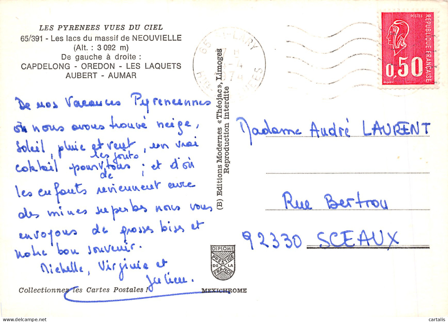 65-NEOUVIELLE LE MASSIF-N°4218-A/0109 - Sonstige & Ohne Zuordnung
