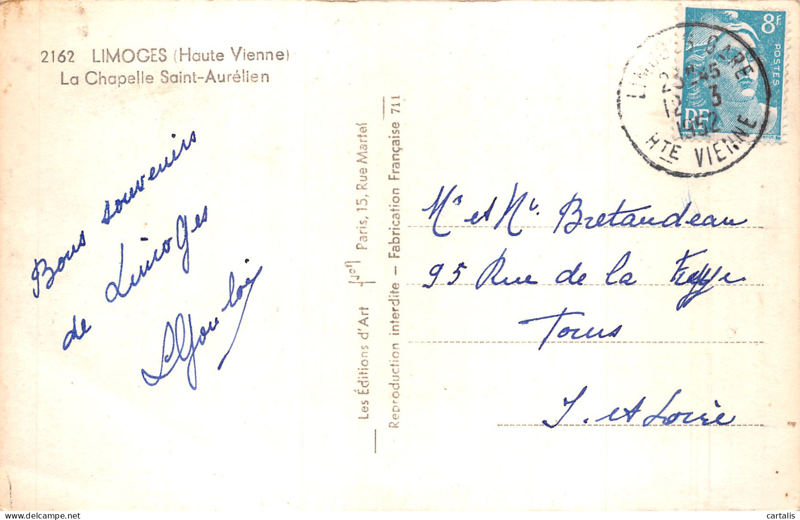 87-LIMOGES-N°4217-E/0339 - Limoges