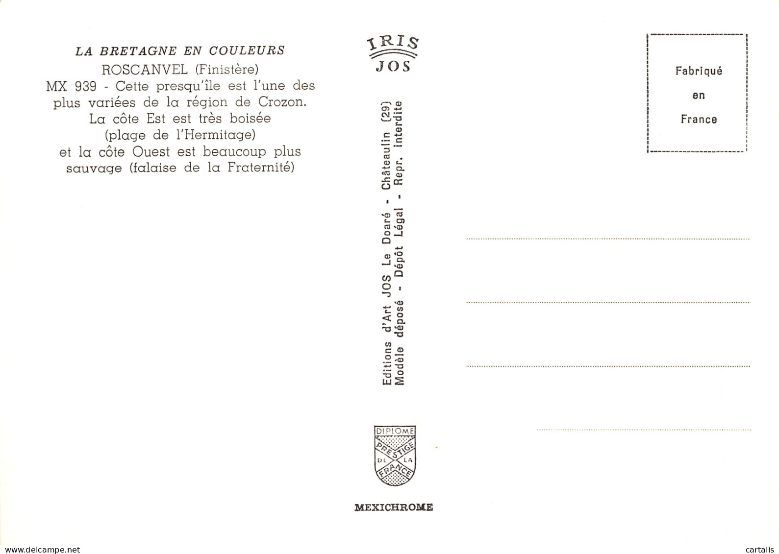 29-ROSCANVEL-N°4217-D/0313 - Other & Unclassified