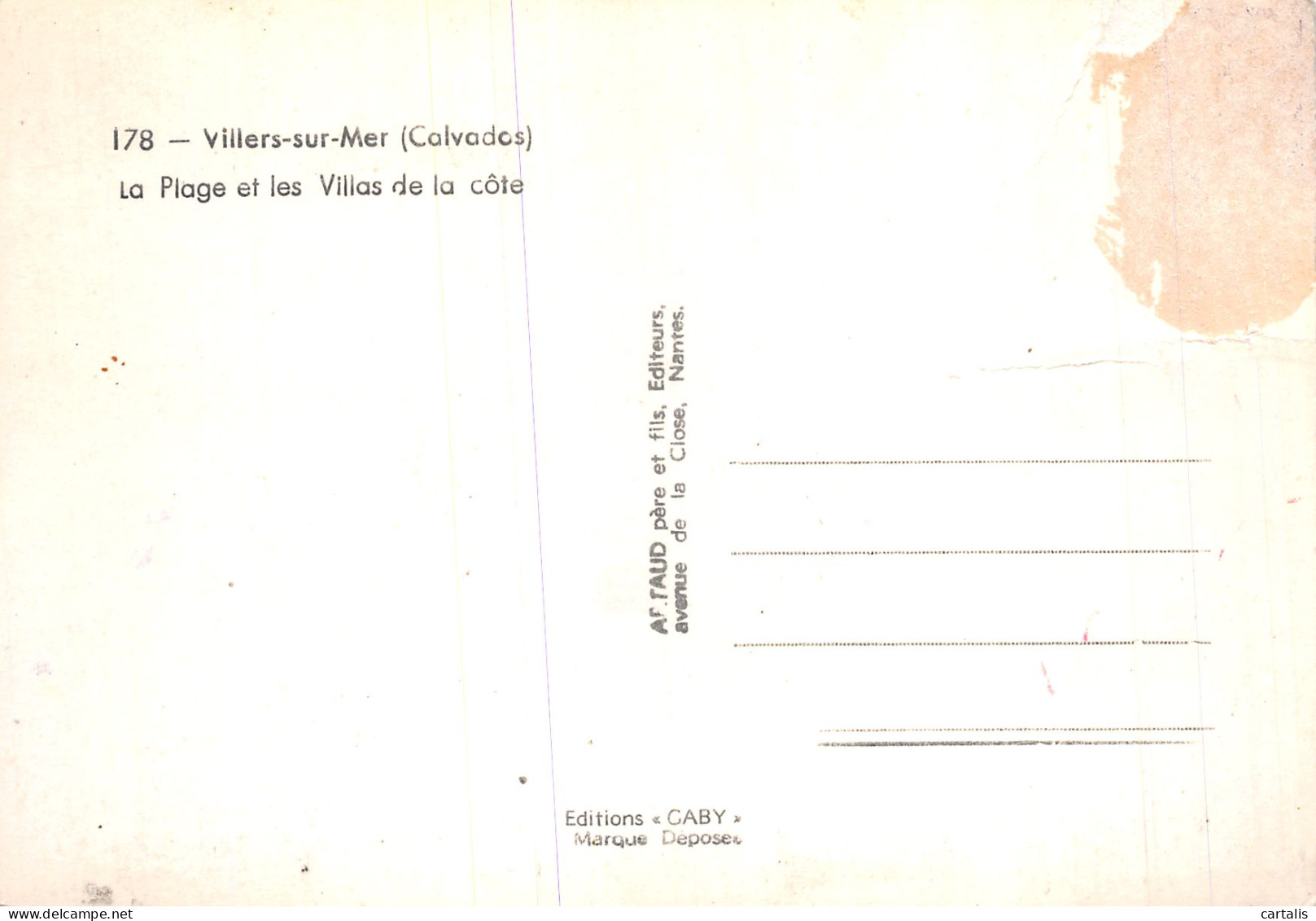 14-VILLERS SUR MER-N°4218-D/0091 - Villers Sur Mer