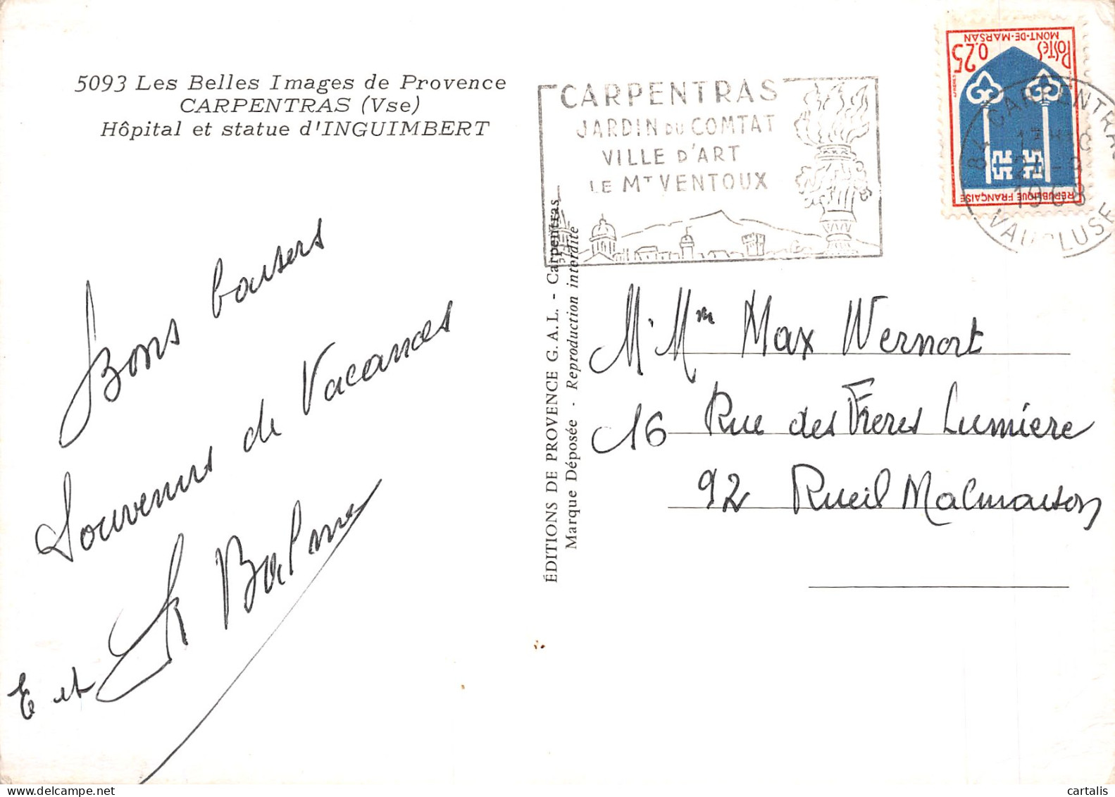 84-CARPENTRAS-N°4218-C/0241 - Carpentras